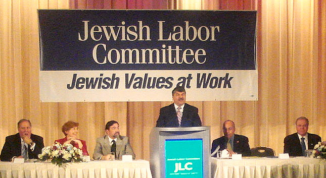 Richard Trumka at October 27 2009 JLC Human Rights Awards Dinner DSC01425edited.jpg